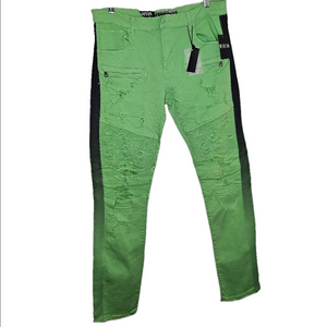 DECIBEL Lime Green Distressed Jeans/Pants Men's Size 38X33, NWT